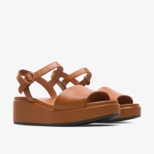 Camper Brown Sandals Womens - Misia Online Ireland | JFZXO5094